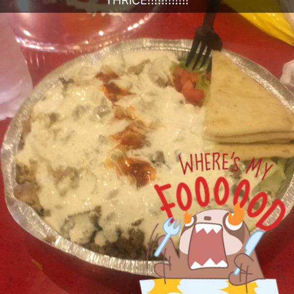 Photo taken at The Halal Guys by Rex A. on 6/18/2016