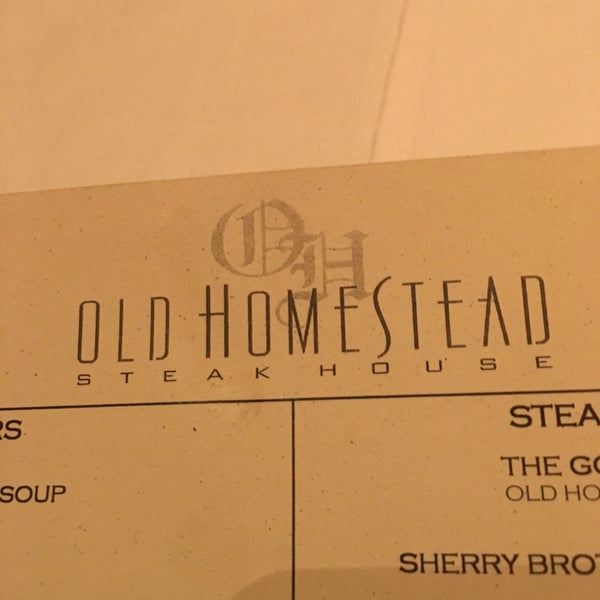 Photo taken at Old Homestead Steakhouse by Rex A. on 6/17/2018