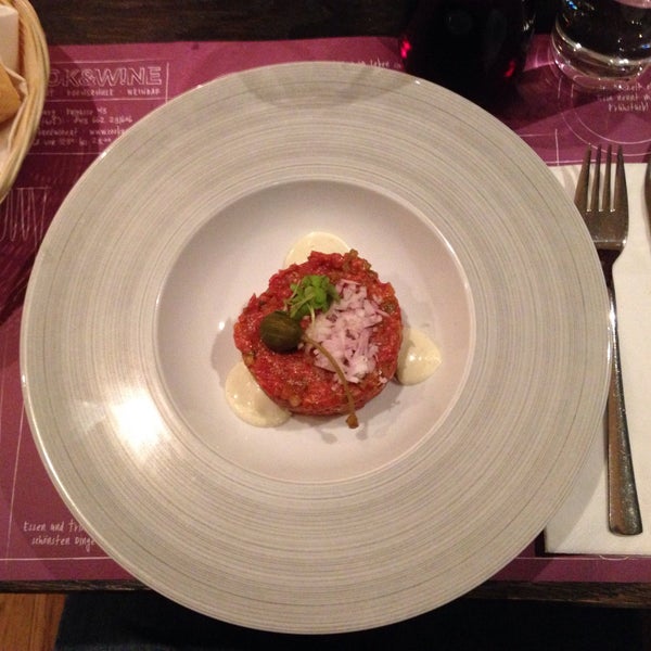 Beef tartare was awesome