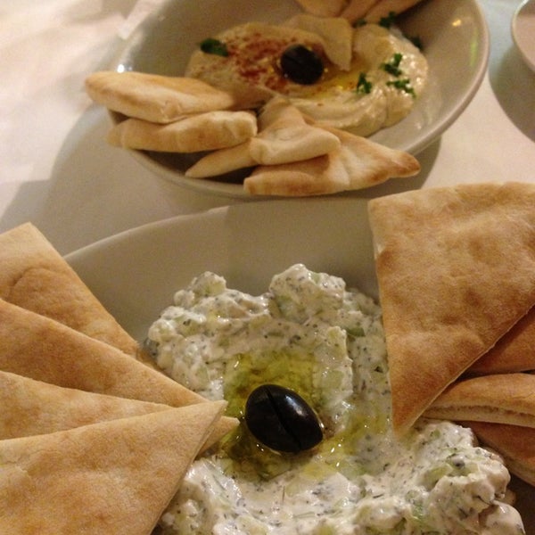 Photo taken at Mazah Mediterranean Eatery by Marga C. on 5/4/2013