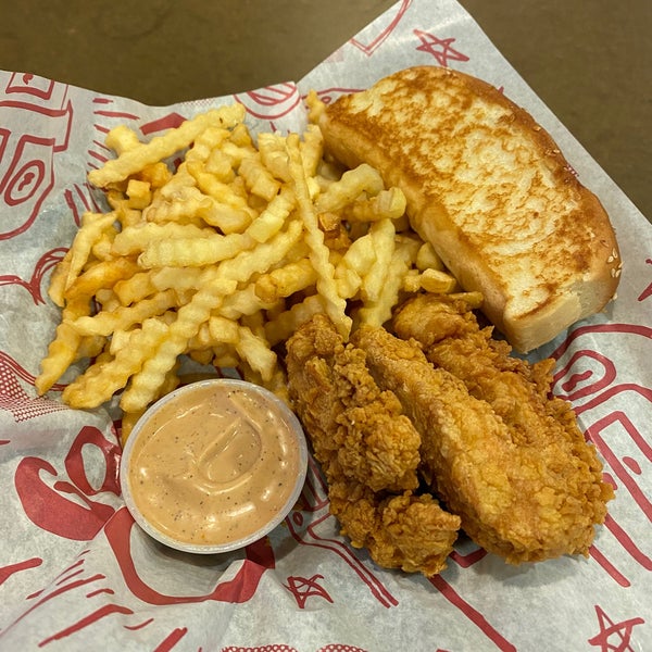 Photo taken at Raising Cane&#39;s Chicken Fingers by Gene X. on 1/14/2020
