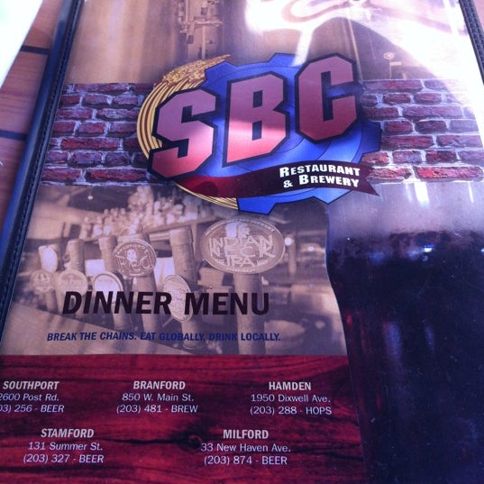 Photo taken at SBC Restaurant &amp; Brewery by Karin T. on 6/17/2012
