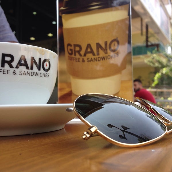 Photo taken at Grano Coffee &amp; Sandwiches by Burcak D. on 8/21/2015