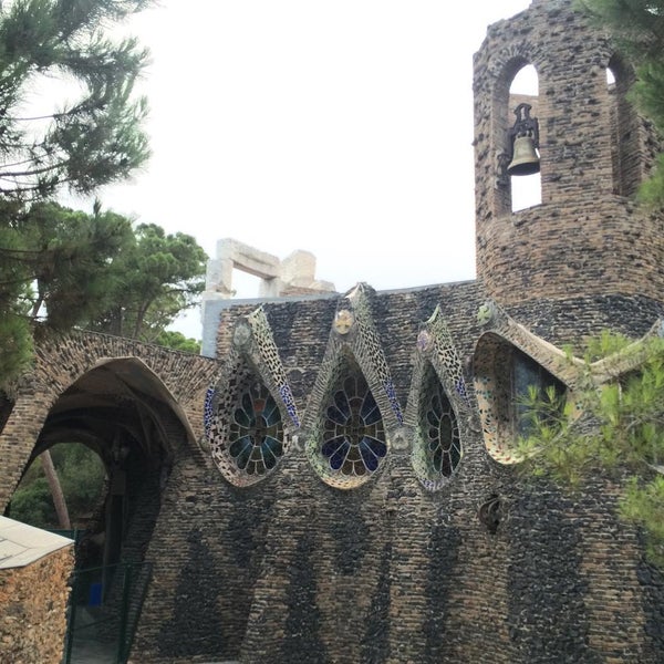 Photo taken at Cripta Gaudí by carl c. on 8/3/2015