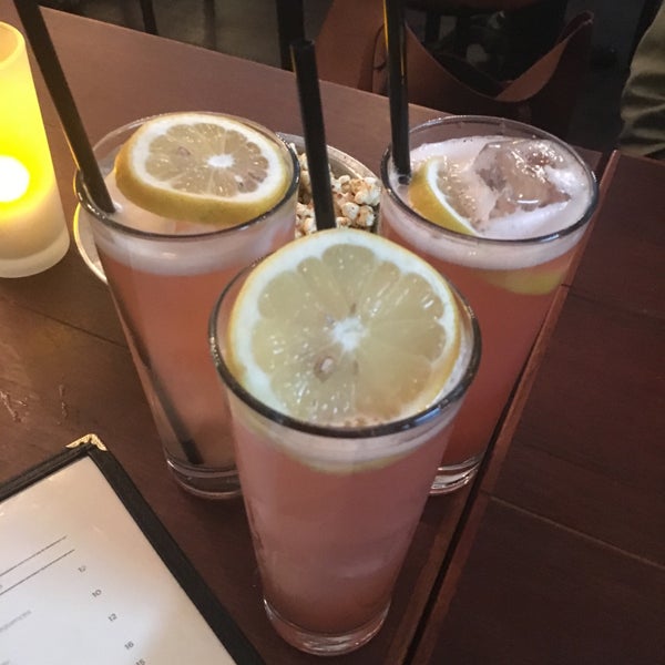 Spiked pink lemonade!