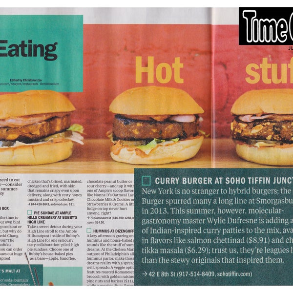 Curry Burgers - in Time Out's Summer Bucket list!