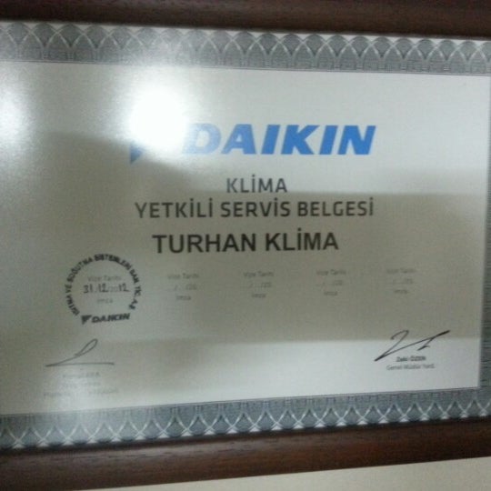 1/12/2013にGürkan T.がTurhan Klima Hava Perdesi Satış Servisで撮った写真