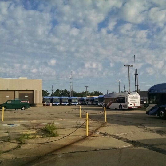 Cleveland RTA Woodhill Facility Bus Line in Fairfax