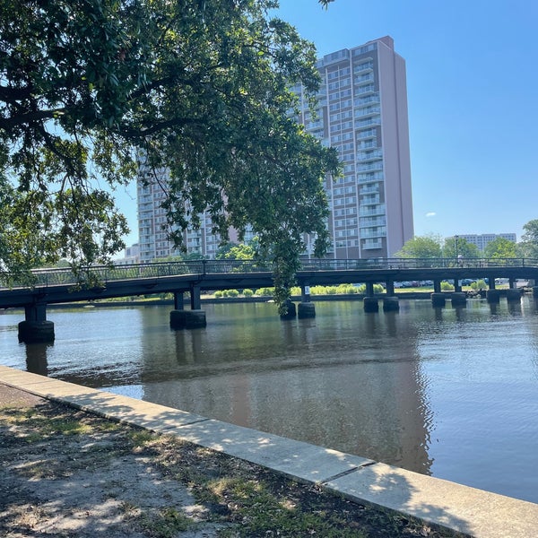 The Hague Walking Bridge Bridge in Norfolk