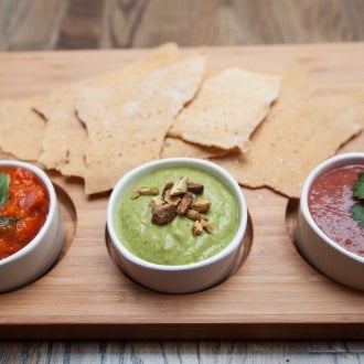 If it's a patio serving tacos and margaritas—and not a crazy wait—you're after, consider Takito, where chef David Dworshak puts out thoughtful Mexican dishes. http://tmout.us/lKTEo