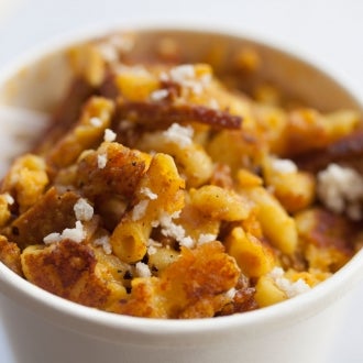 The fried bacon mac at Upton’s Breakroom is one of the 100 best things we ate this year. http://tmout.us/rLOtk