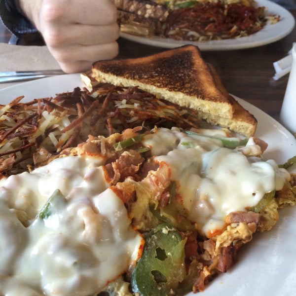the scrambles. get one of them. but maybe share with a friend, because they're gigantic.
