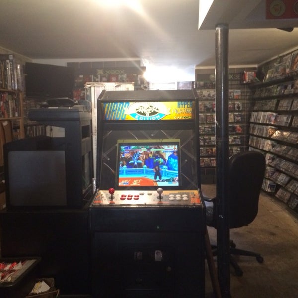 they have a coin operated 'street fighter 2: turbo edition' tucked away in the back. just never play as zangief...