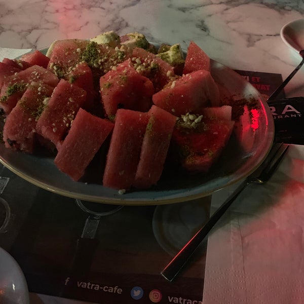 Photo taken at Vatra Cafe &amp; Restaurant Nargile by Yavuz A. on 9/3/2019