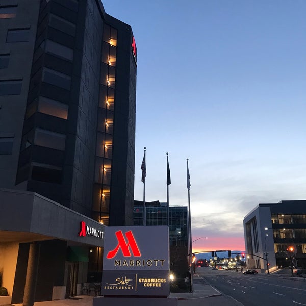 Photo taken at Provo Marriott Hotel &amp; Conference Center by Adam B. on 4/1/2019