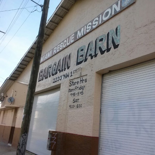 Miami Rescue Mission Bargain Barn Wynwood Arts District Miami Fl