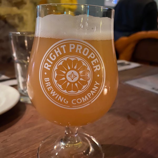 Photo taken at Right Proper Brewing Company by Cesar C. on 11/17/2019