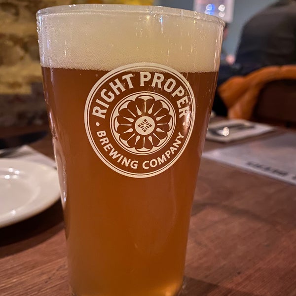 Photo taken at Right Proper Brewing Company by Cesar C. on 11/17/2019