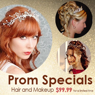The prom season is here and Ruby Salon is offering a Prom Hair and Makeup Special for only $99.99 (regular price $175)!  This special is for a limited time, so take this opportunity to save $75.