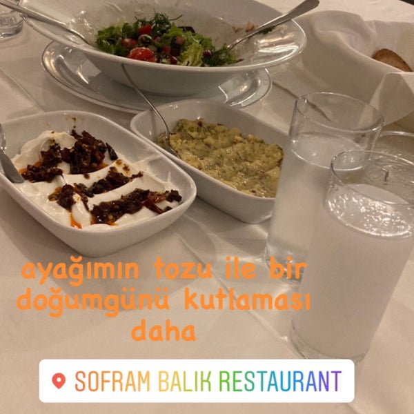 Снимок сделан в Sofram Balık Restaurant пользователем Melekşen K. 10/4/2020