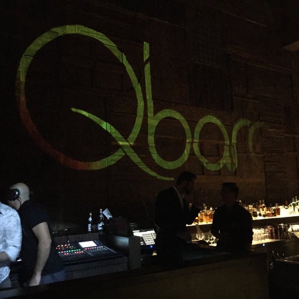 Photo taken at Qbara Restaurant Lounge &amp; Bar by R on 11/4/2015