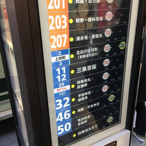 Photos A 四条堀川バス停 Arret De Bus A 京都市 Photos A 四条堀川バス停 Arret De Bus A 京都市