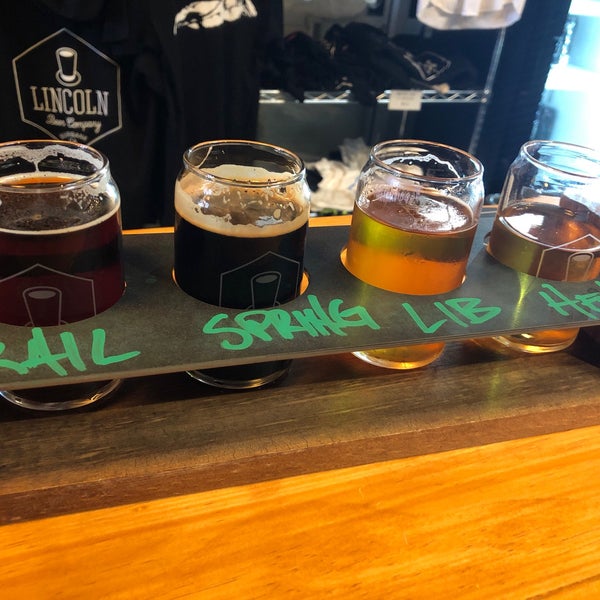 Photo taken at Lincoln Beer Company by Rebekah A. on 8/6/2018