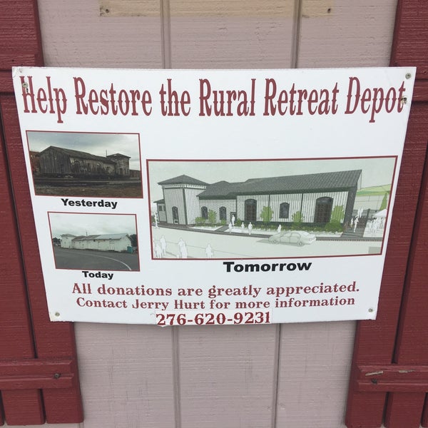 Rural Retreat Town Hall 8 Visitors