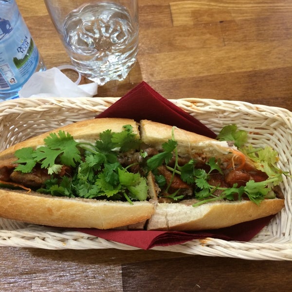 Photo taken at Mr. Bánh Mì by VanAnh V. on 9/30/2014