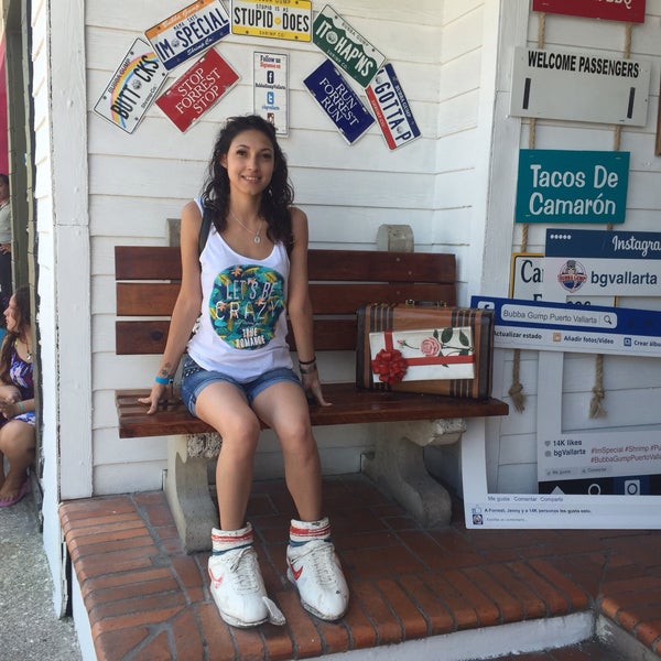 7/27/2015 tarihinde Fernanda G.ziyaretçi tarafından Bubba Gump Shrimp Co.'de çekilen fotoğraf