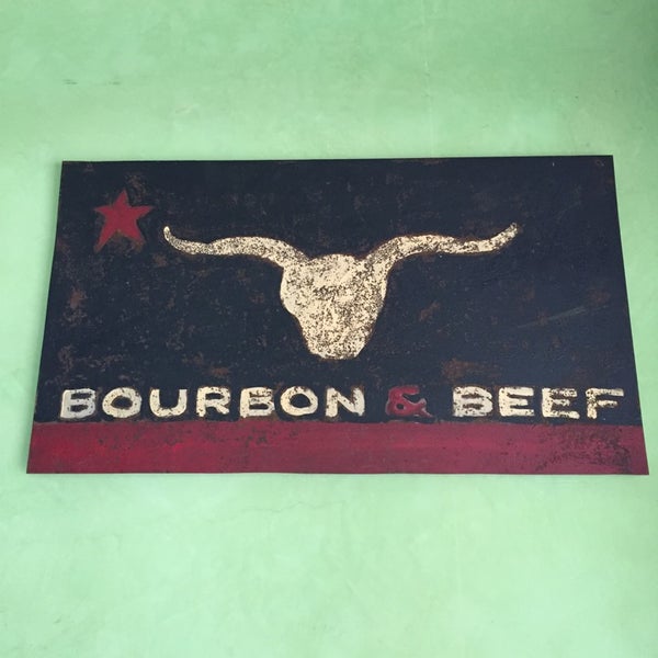 Photo taken at Bourbon &amp; Beef by Ryan B. on 11/29/2014