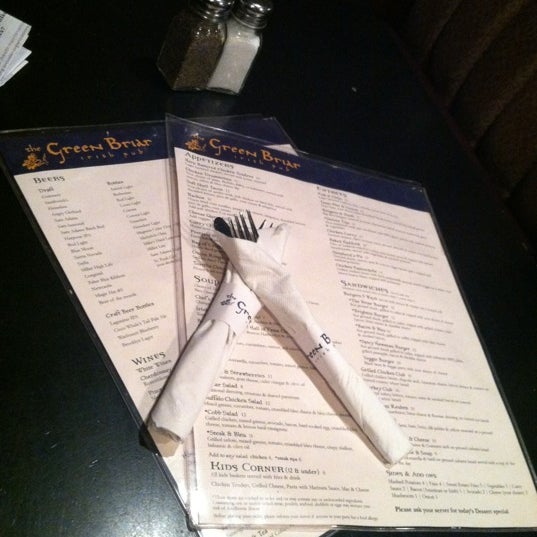 Foto diambil di Green Briar Restaurant &amp; Pub oleh Kate M. pada 11/1/2012
