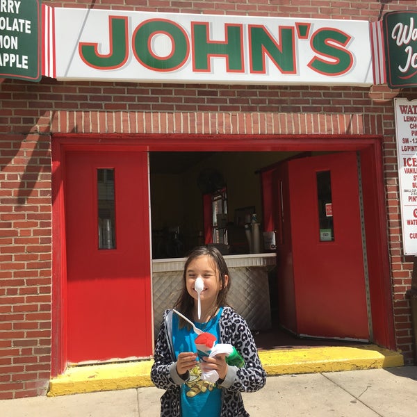 Photo taken at John&#39;s Water Ice by Tracy L. on 7/24/2017