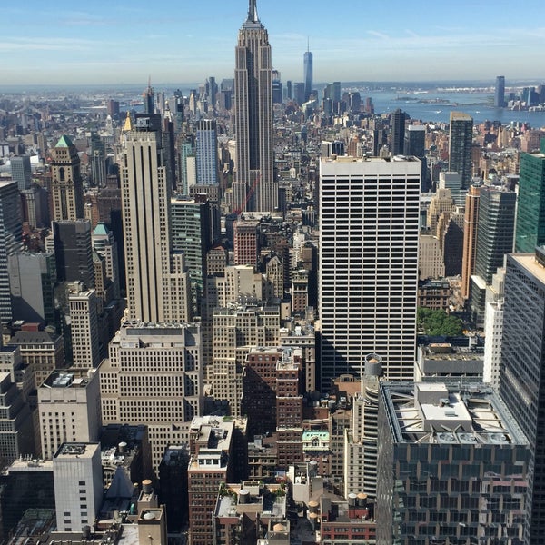Photo taken at Top of the Rock Observation Deck by Daniela on 6/15/2016