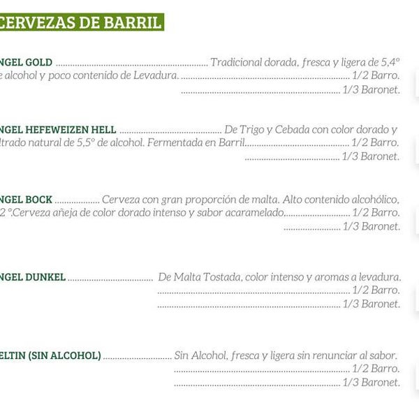 Para paliar los efectos del calor, nada como una refrescante #CervezaDeBarril Échale un vistazo a nuestra carta en http://www.restaurantekruger.com/carta/cervezas-de-barril/