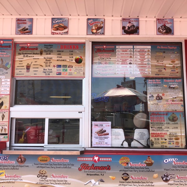 Richman's Ice Cream Shop in Brigantine
