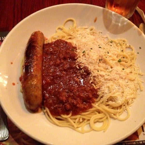 Photo taken at The Old Spaghetti Factory by Emily S. on 2/18/2013