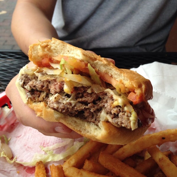 Photo taken at Beth&#39;s Burger Bar by You Only Eat Once on 7/16/2014