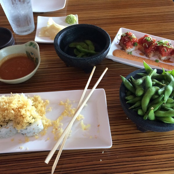 Photo taken at Sushi Dan by Val on 6/13/2015