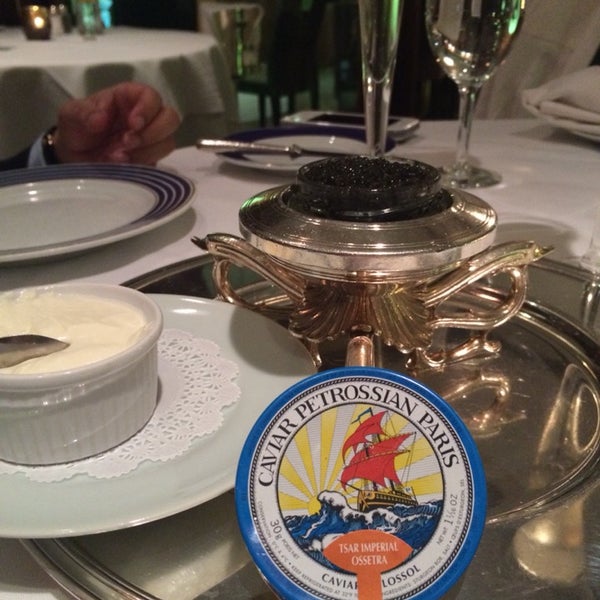 Can't go wrong with the Ossetra caviar and blinis. Neither can you go wrong with the smoked salmon and toast.