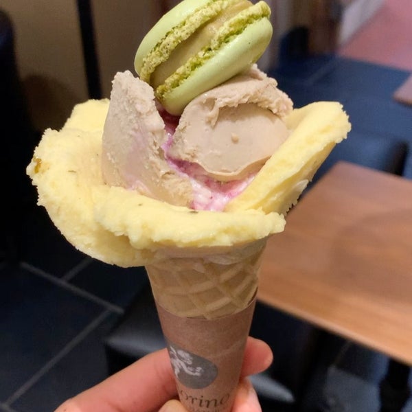 Photo taken at Amorino Gelato by Paul Y. on 12/15/2019