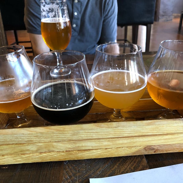 Photo taken at Stone Brewing Tap Room by Alexis C. on 4/26/2019