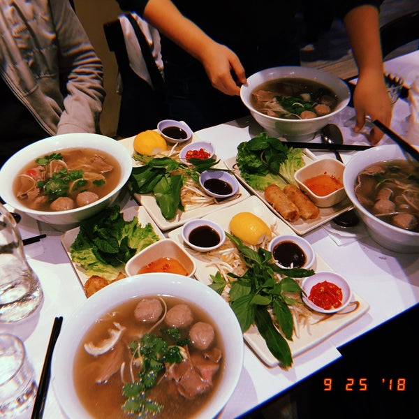 Photo taken at Pho Banh Cuon 14 by Amber Z. on 10/7/2018