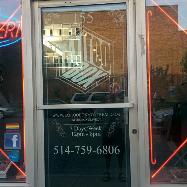 Tattoo Box Montreal Tattoo Parlor in PlateauMontRoyal