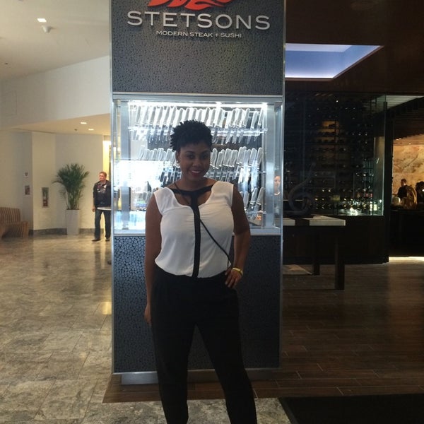 Photo taken at Stetson&#39;s Modern Steak + Sushi by Brittany W. on 5/10/2014