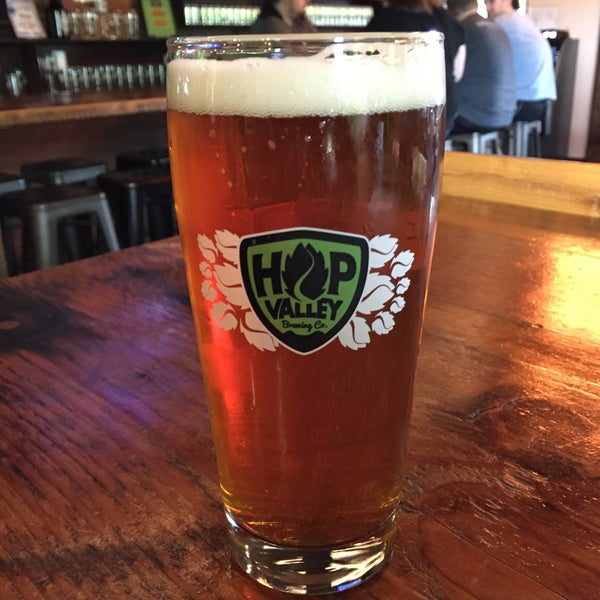 Photo taken at Hop Valley Brewing Co. by Nathan F. on 6/3/2017