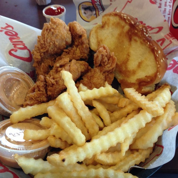 Photo taken at Raising Cane&#39;s Chicken Fingers by Bryan M. on 3/22/2013