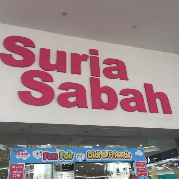 Photo taken at Suria Sabah Shopping Mall by Faiz D. on 8/4/2019