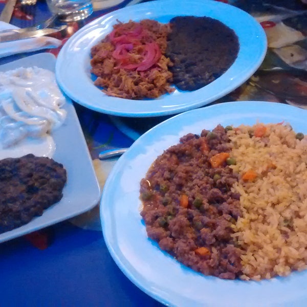 True Mexican food. I recommend the totopos (order 1/2 if you're sharing, the dish is huge), the enchiladas (the cheese one was so tasty and not so spicy) and the picadillo!