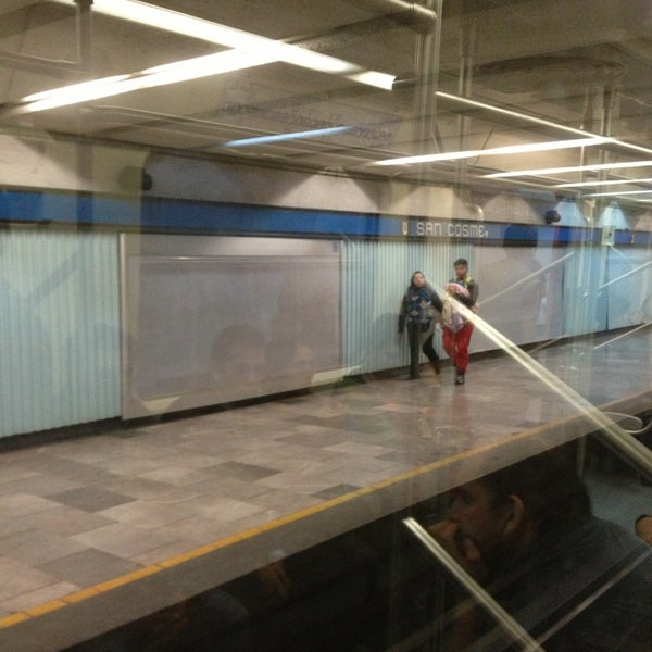 Photo taken at Metro San Cosme by R@Y on 1/28/2013
